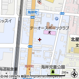 北海道函館市海岸町13-17周辺の地図