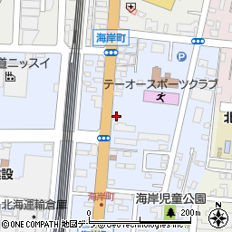 北海道函館市海岸町13-6周辺の地図