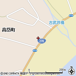 北海道函館市高岱町84-4周辺の地図