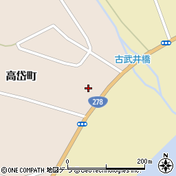 北海道函館市高岱町84-20周辺の地図