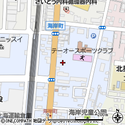 北海道函館市海岸町13周辺の地図