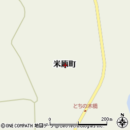 北海道函館市米原町周辺の地図