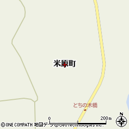 北海道函館市米原町周辺の地図