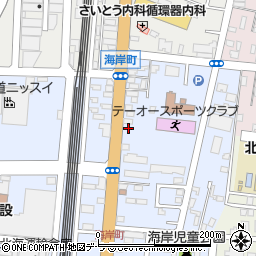 北海道函館市海岸町13-8周辺の地図