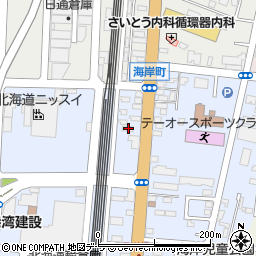 北海道函館市海岸町15-21周辺の地図