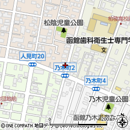 北海道函館市松陰町21-5周辺の地図