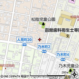 北海道函館市松陰町26-8周辺の地図