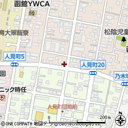 北海道函館市松陰町13-11周辺の地図