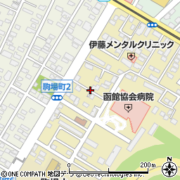 北海道函館市駒場町5周辺の地図