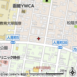 北海道函館市松陰町13-7周辺の地図