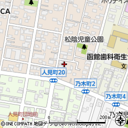 北海道函館市松陰町26-6周辺の地図