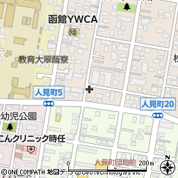 北海道函館市松陰町13-3周辺の地図