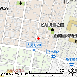北海道函館市松陰町26-4周辺の地図