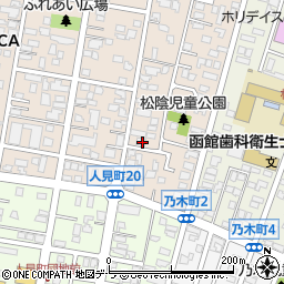 北海道函館市松陰町25-51周辺の地図