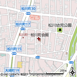 北海道函館市松川町周辺の地図