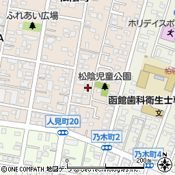 北海道函館市松陰町25-46周辺の地図