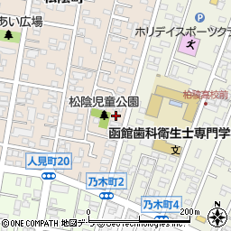 北海道函館市松陰町27-45周辺の地図