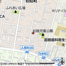 北海道函館市松陰町25-3周辺の地図