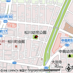 松川幼児公園周辺の地図