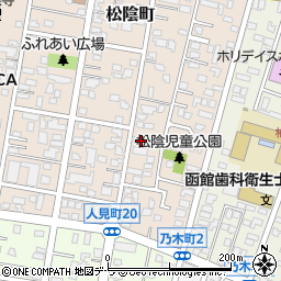 北海道函館市松陰町25-5周辺の地図