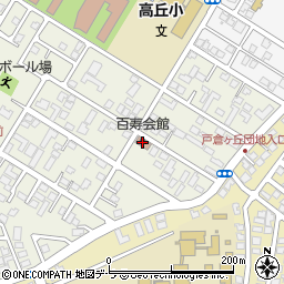 百寿会館周辺の地図