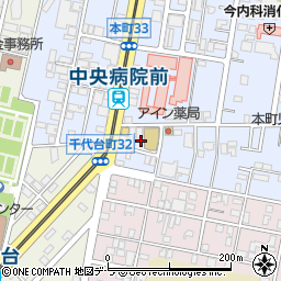 天ぷら 天八 本店周辺の地図