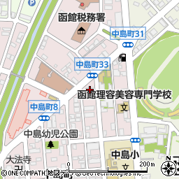 セブンイレブン函館中島高砂通店周辺の地図