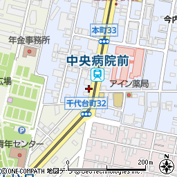 函館 居酒屋 まんてんや周辺の地図
