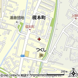 北海道函館市榎本町周辺の地図