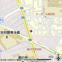 ピザテンフォー　函館日吉店周辺の地図