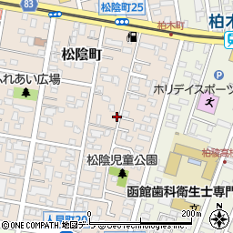 北海道函館市松陰町25-39周辺の地図