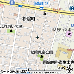 北海道函館市松陰町25周辺の地図