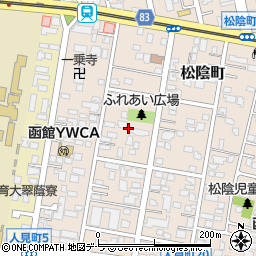 北海道函館市松陰町11周辺の地図