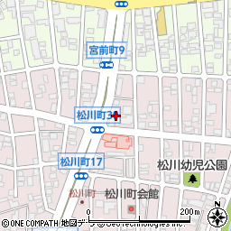 さくら薬局　函館松川店周辺の地図