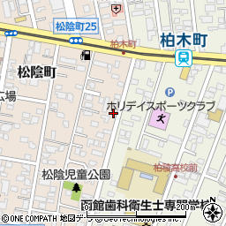 北海道函館市松陰町27-34周辺の地図