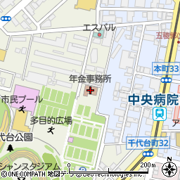 函館年金事務所　庶務周辺の地図