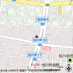 登成・函館周辺の地図
