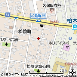 北海道函館市松陰町25-33周辺の地図