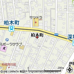 ローソン函館柏木電車通店周辺の地図