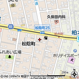 北海道函館市松陰町25-21周辺の地図