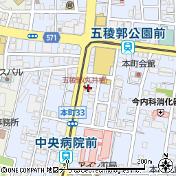 函館餃子酒場チャオズ周辺の地図
