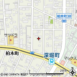 北海道函館市柏木町周辺の地図