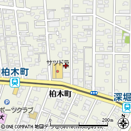 函館柏木郵便局 ＡＴＭ周辺の地図