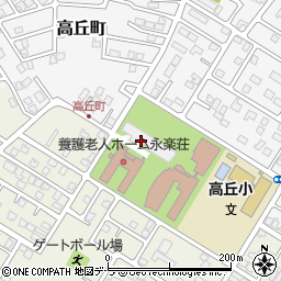 居宅介護支援　事業所函館百楽園周辺の地図