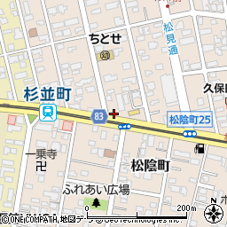 北海道函館市松陰町9-34周辺の地図