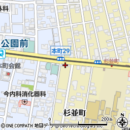 トヨタレンタリース函館函館店周辺の地図