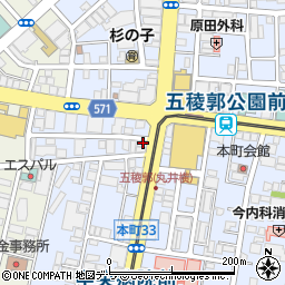 本格海鮮居酒屋 地元家 函館本店周辺の地図