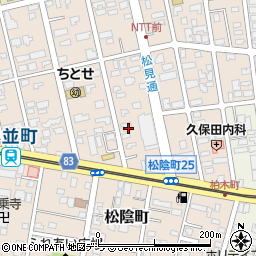 北海道函館市松陰町18-5周辺の地図