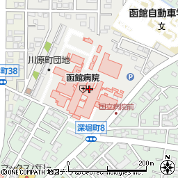 国立病院機構　函館病院周辺の地図