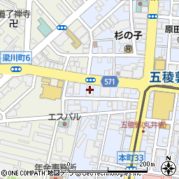 第一生命保険株式会社　函館支社周辺の地図